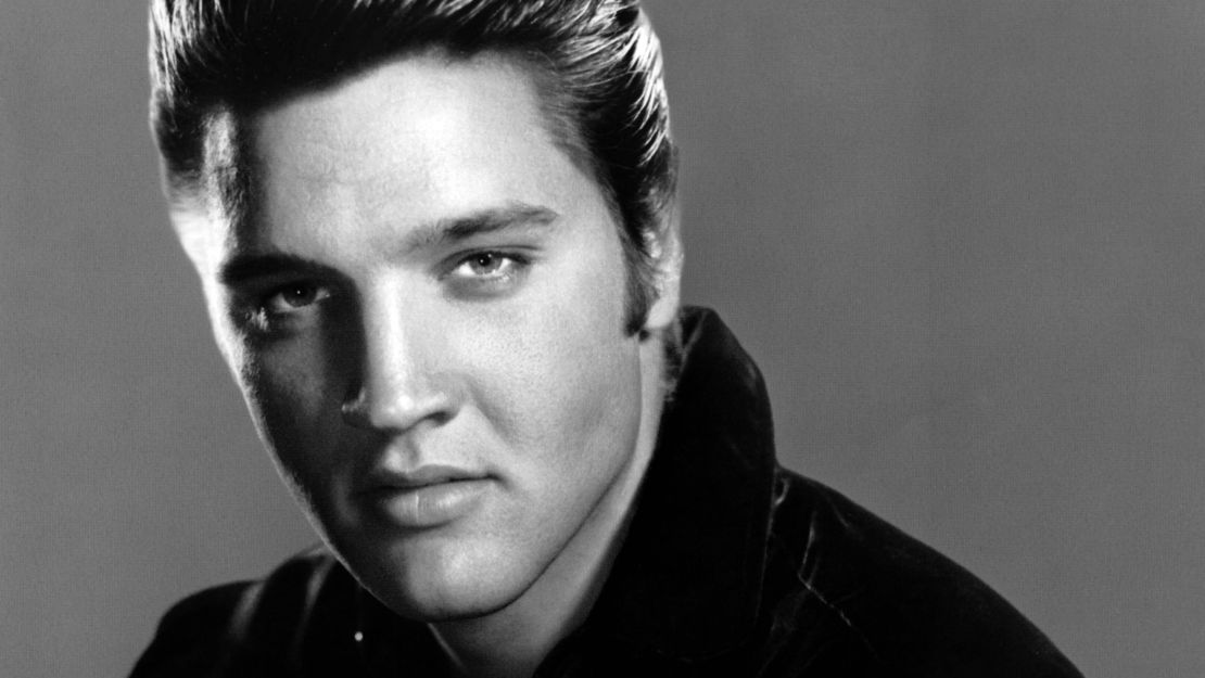 Some fans of Elvis Presley thought they were seeing double when they spotted his look-alike grandson.