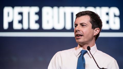 Buttigieg addresses the crowd at the 2019 South Carolina Democratic Party State Convention on June 22, 2019 in Columbia, South Carolina.
