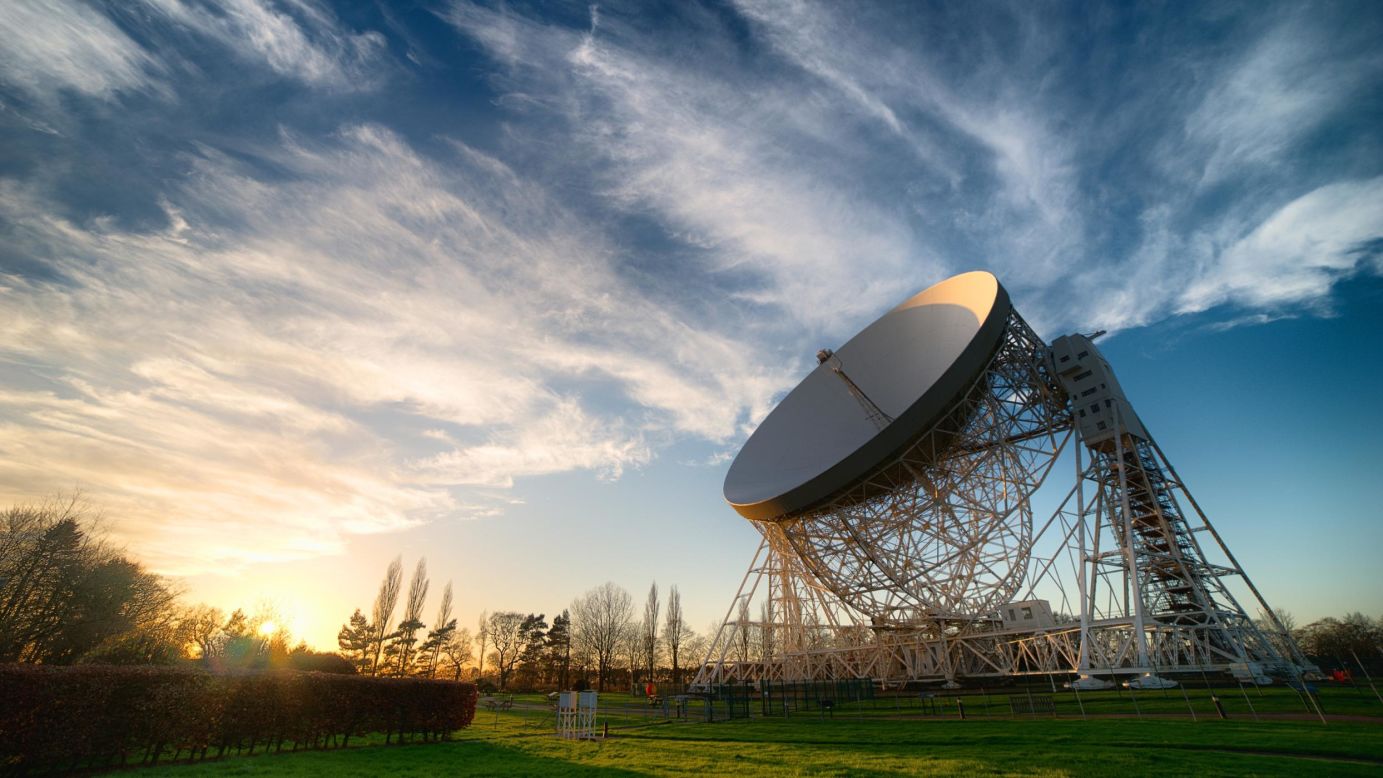 <strong>The Lovell Telescope, Jodrell Bank Observatory, UK</strong>: This scientific equipment dates back to 1945 and was nominated by the British government due to its historic importance; it was the first of its kind and now it's a UNESCO World Heritage Site.