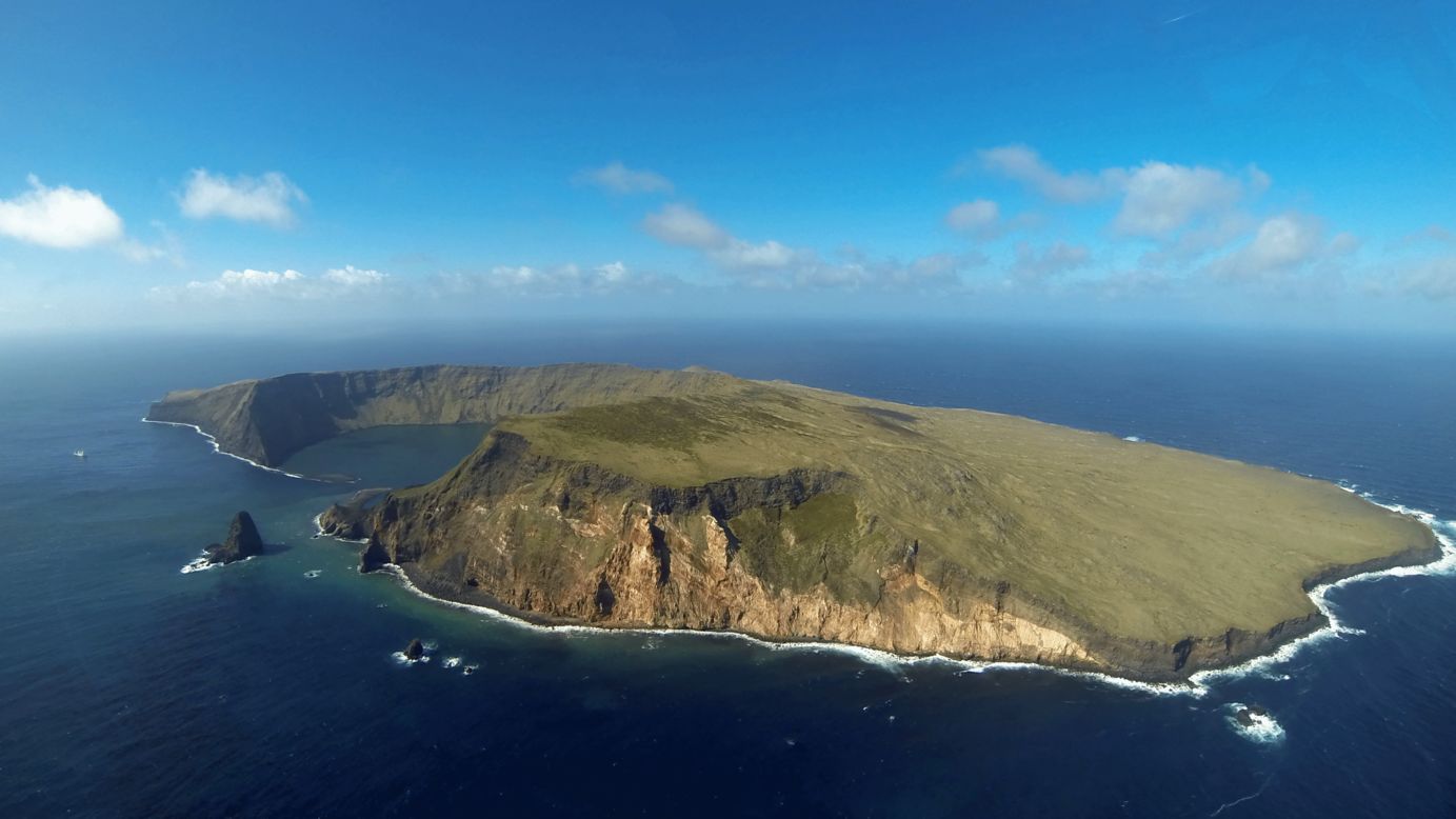 <strong>French Austral Lands and Seas, France:</strong> These isolated islands, including the Saint Paul Islands, pictured, have also been officially inscribed on the list. They're a French overseas territory in the Indian Ocean and some are volcanic.