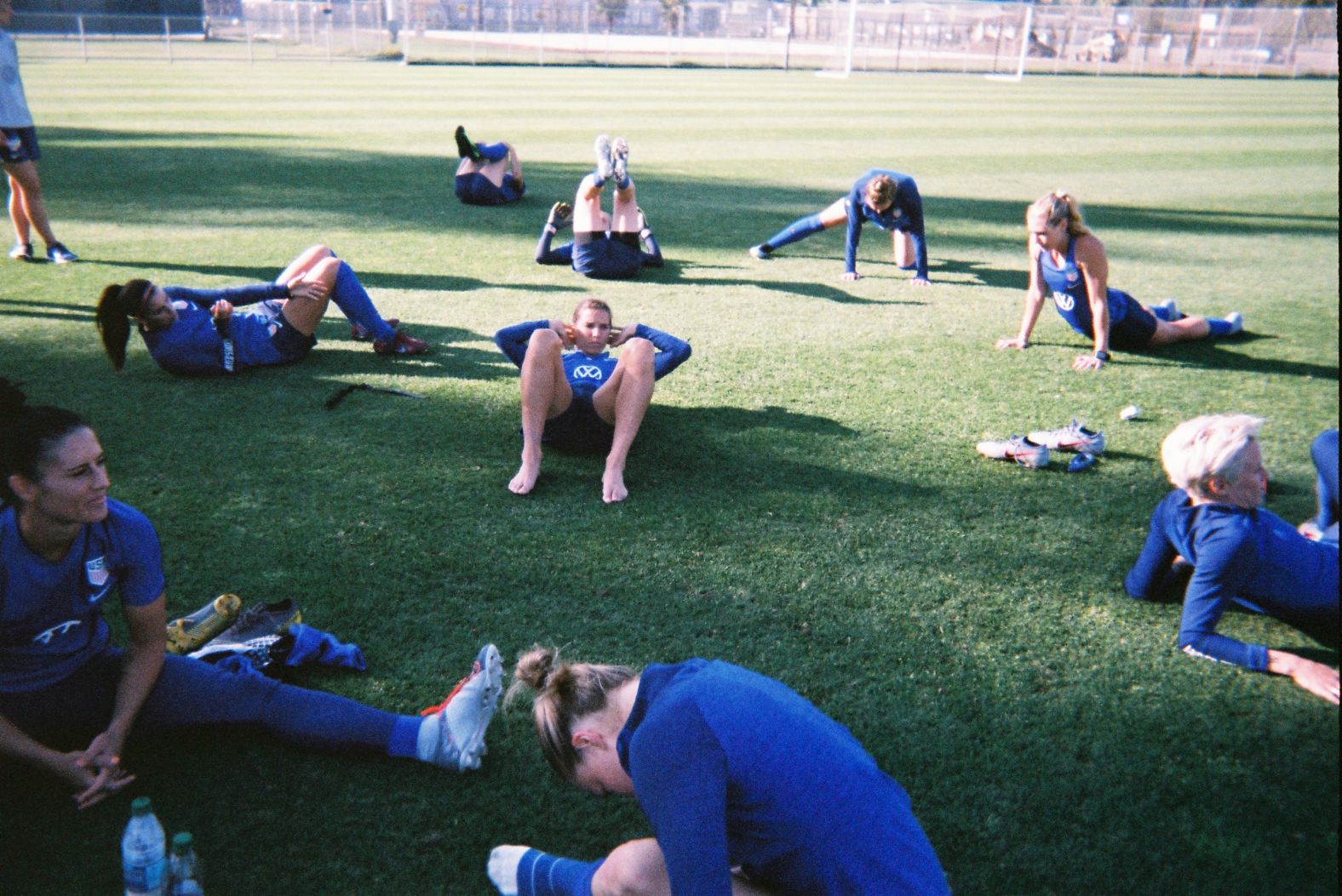 <strong>Photographer:</strong> Kelley O'Hara, USA & Utah Royals<br /><strong>Location:</strong> San Jose, USA<br /><br />"Just 22 of my best friends getting ready for the biggest games of our lives. This was our training camp during the beginning of May in San Jose, which was part of our World Cup prep and Send Off Series. Football is the greatest sport on earth. I hope that the generations that come after I am done playing continue to push the sport forward and get even more respect and attention that they deserve."