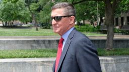 WASHINGTON, DC - JUNE 24: President Donald TrumpÕs former National Security Adviser Michael Flynn leaves the E. Barrett Prettyman U.S. Courthouse on June 24, 2019 in Washington, DC. criminal sentencing for Flynn will be on hold for at least another two months.  (Photo by Alex Wroblewski/Getty Images)