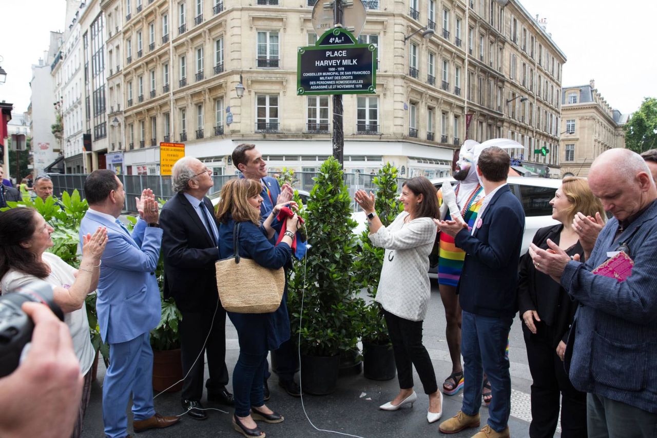 Harvey Milk, California's first openly gay elected official, also had a square renamed in his honor. 