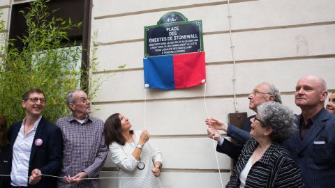 Four Paris locations were renamed after LGBTQ icons, including a square named after the Stonewall riots.