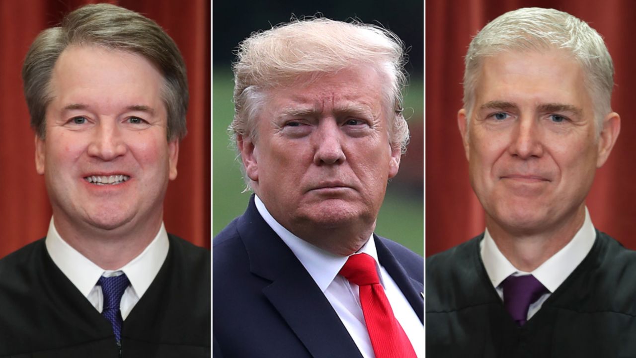 Kavanaugh Trump Gorsuch split