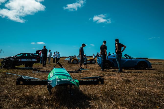 "We've merged an F1 car with a racing drone and turned it into something completely new," Pearson tells CNN's Supercharged.