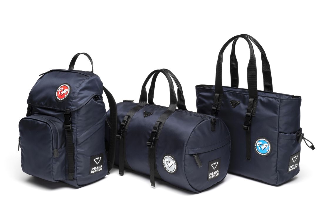 Bags from the Re-Nylon range.