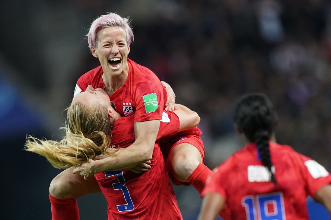 Rapinoe is one of three USWNT co-captains.