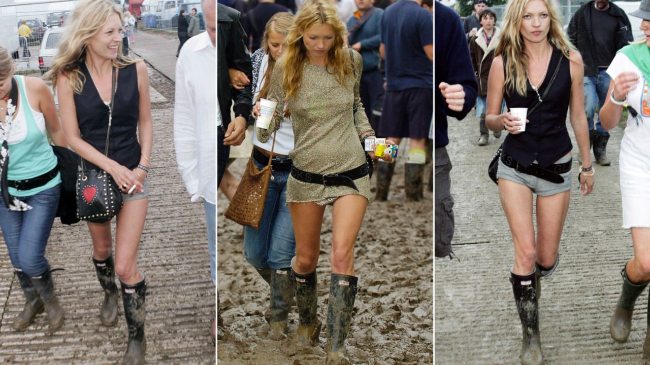 Kate Moss' rain boots at Glastonbury: A fashion moment to remember | CNN