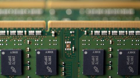 Micron chips seen in Tokyo. The company said Tuesday that it had resumed sending some of its products to Huawei after a review of its business with the Chinese firm.