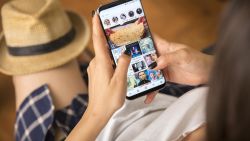 Instagram app explore STOCK