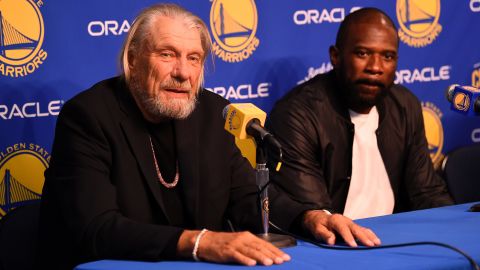 Don Nelson before a Golden State Warriors game against the Sacramento Kings on February 21.