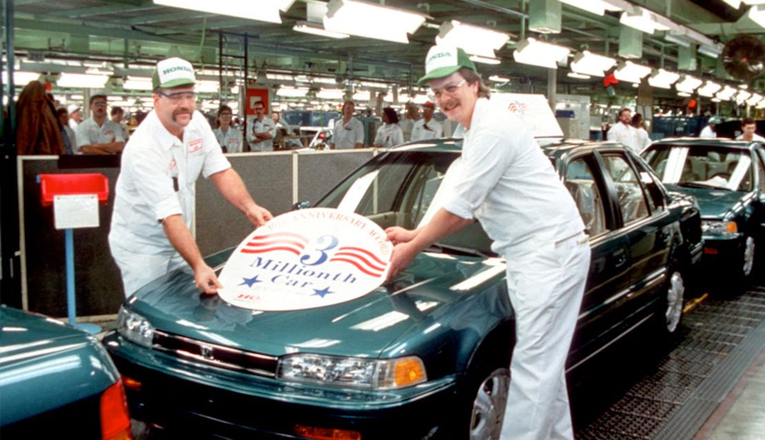 Honda produces its 3 millionth vehicle on January 21, 1993, a special Anniversary Accord model to commemorate 10 years of US auto production in Marysville, Ohio.