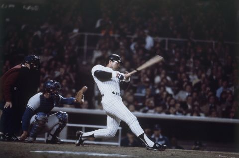 Jackson's three home runs in Game 6 of the 1977 World Series tied a record achieved by former Yankee Babe Ruth in 1926 and 1928 for most home runs in a World Series game. Jackson's six home runs in the 1977 World Series still stands as a record.