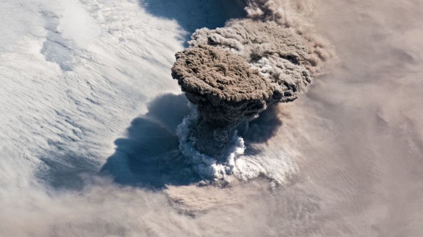 volcano from space NASA