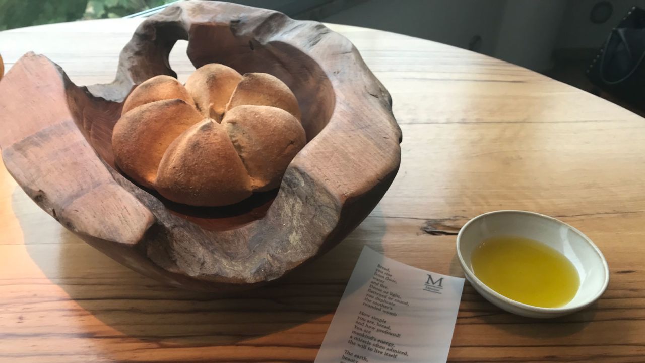 The sharing bread comes complete with a poem by Pablo Neruda.