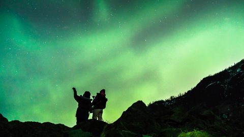 The northern lights are a sought-after spectacle in Alaska.