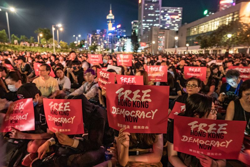 Hong Kong protesters urge world leaders to support them at G20
