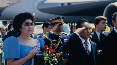 Then-Philippine President Ferdinand E. Marcos and his wife Imelda appeared in Alabama in the 1980s.