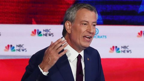 de Blasio debate