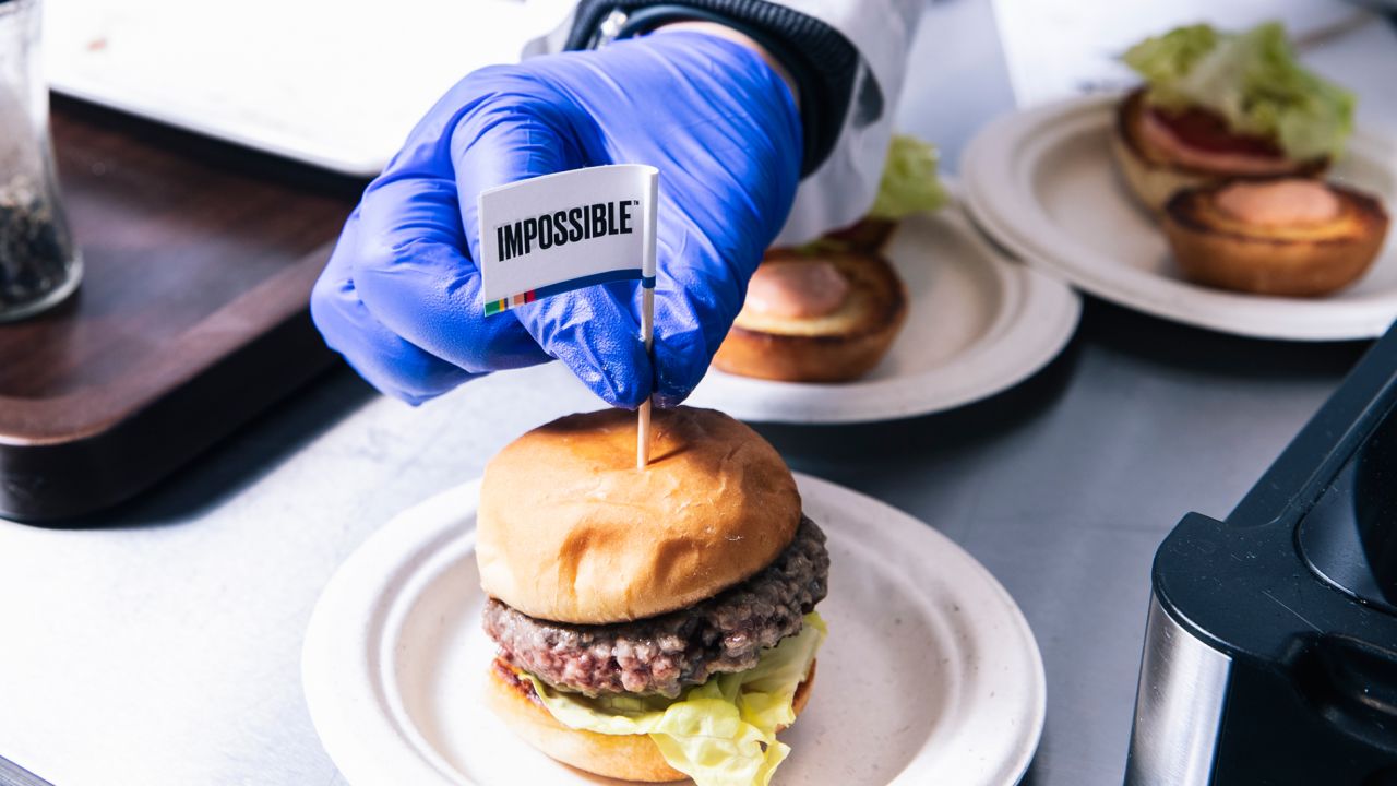 Meat-free proteins are becoming increasingly popular. Impossible Foods has produced a burger containing a genetically modified version of heme -- an iron-containing molecule from soy plants, which gives it a meaty flavor.