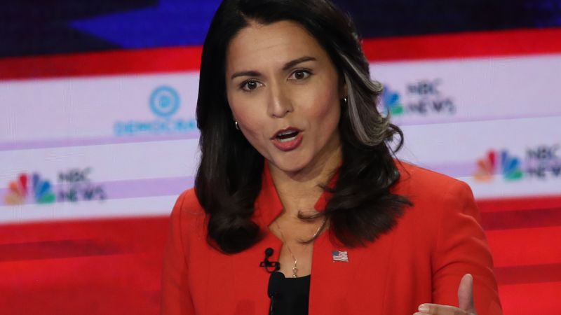 Tulsi Gabbard, the most searched candidate during debate, sues Google | CNN Politics