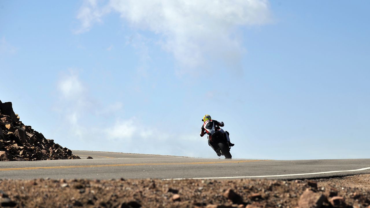 There's not one but 156 corners to negotiate in the "Race to the Clouds."