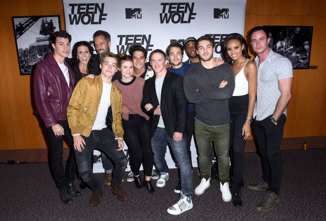 The "Teen Wolf" cast at the 100th episode screening and series wrap party.