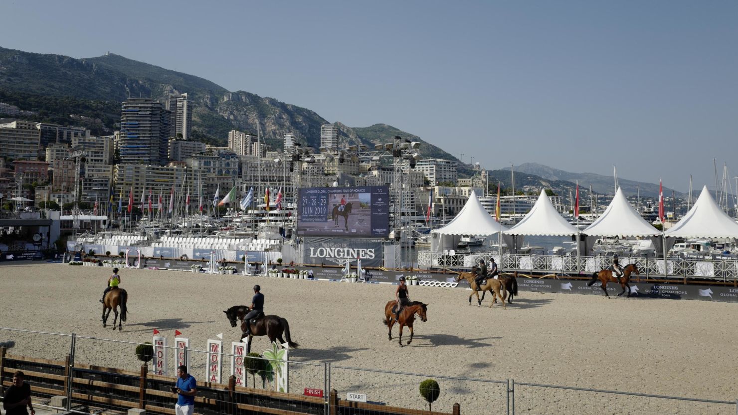 Monaco hosts round 10 of the Longines Global Champions Tour.