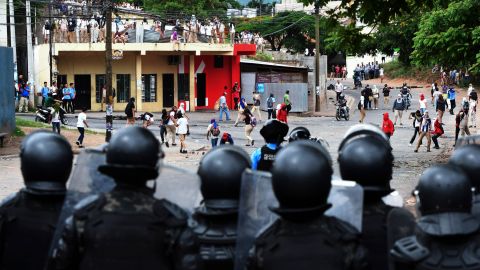 The government has been accused of using heavy-handed tactics against protesters.
