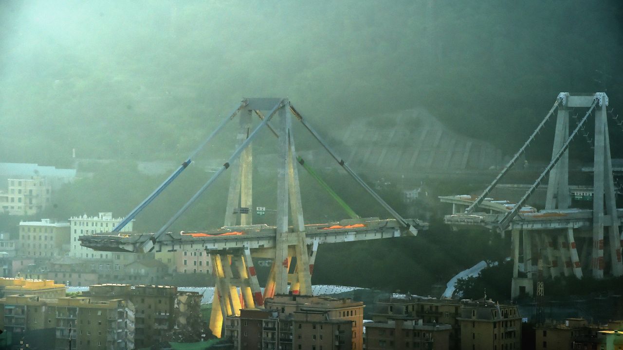 The bridge strapped with explosives on Friday morning.
