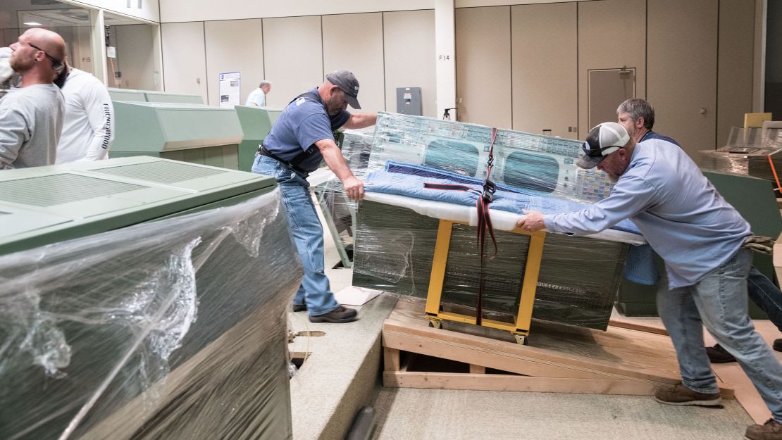 Original members of the Apollo Mission Control teams were on the restoration team, making sure that the room was completely restored to exactly how they remembered it.