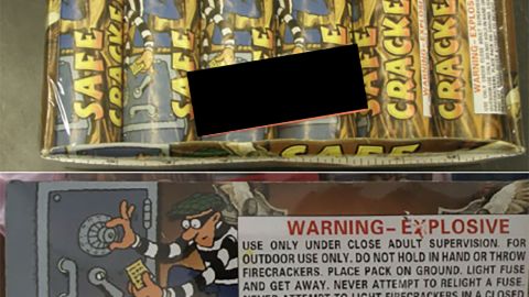 The recalled fireworks reportedly are overloaded with pyrotechnics.