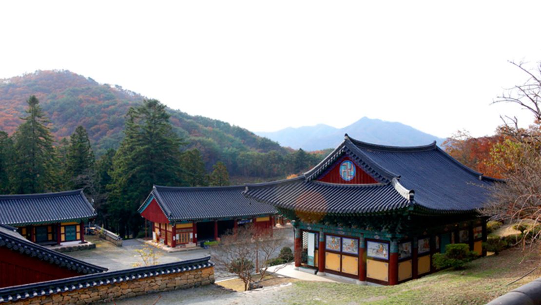 Taeansa Temple in autumn.