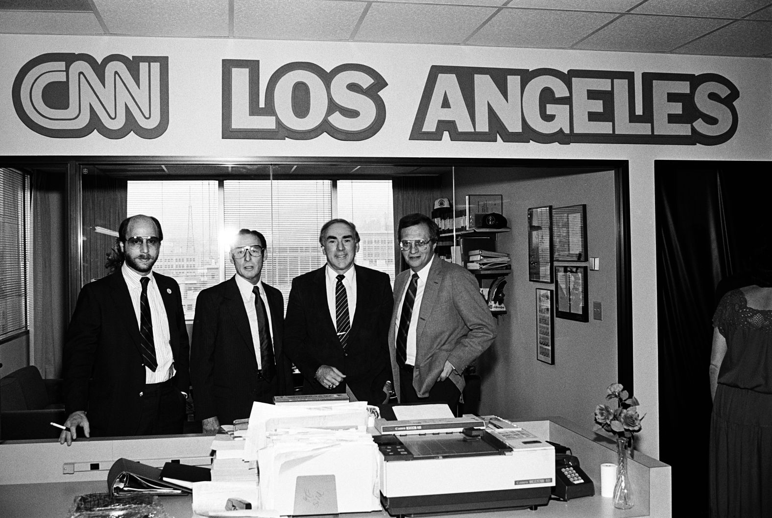 King, right, joined CNN in 1985. He started his career as a radio DJ in Miami in 1957. His late-night radio talk show, "The Larry King Show," debuted in 1978 and was nationally syndicated.