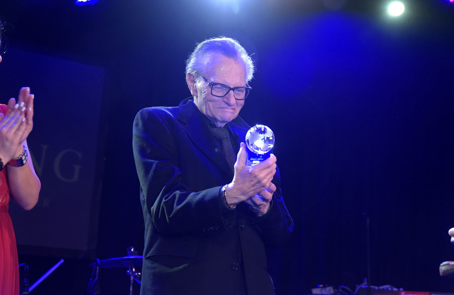King receives a lifetime achievement award at The Soiree gala in 2019.