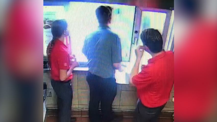 Chick-fil-A manager leaps through drive-thru window to save a boy's life.