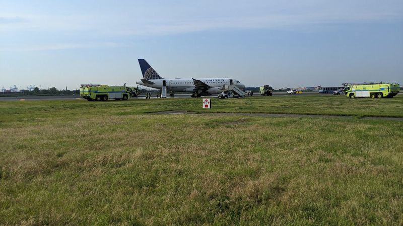 Newark Airport Traffic Delayed As Plane Makes Unscheduled Landing After   190629091650 01 Newark Airport Emergency Landing 