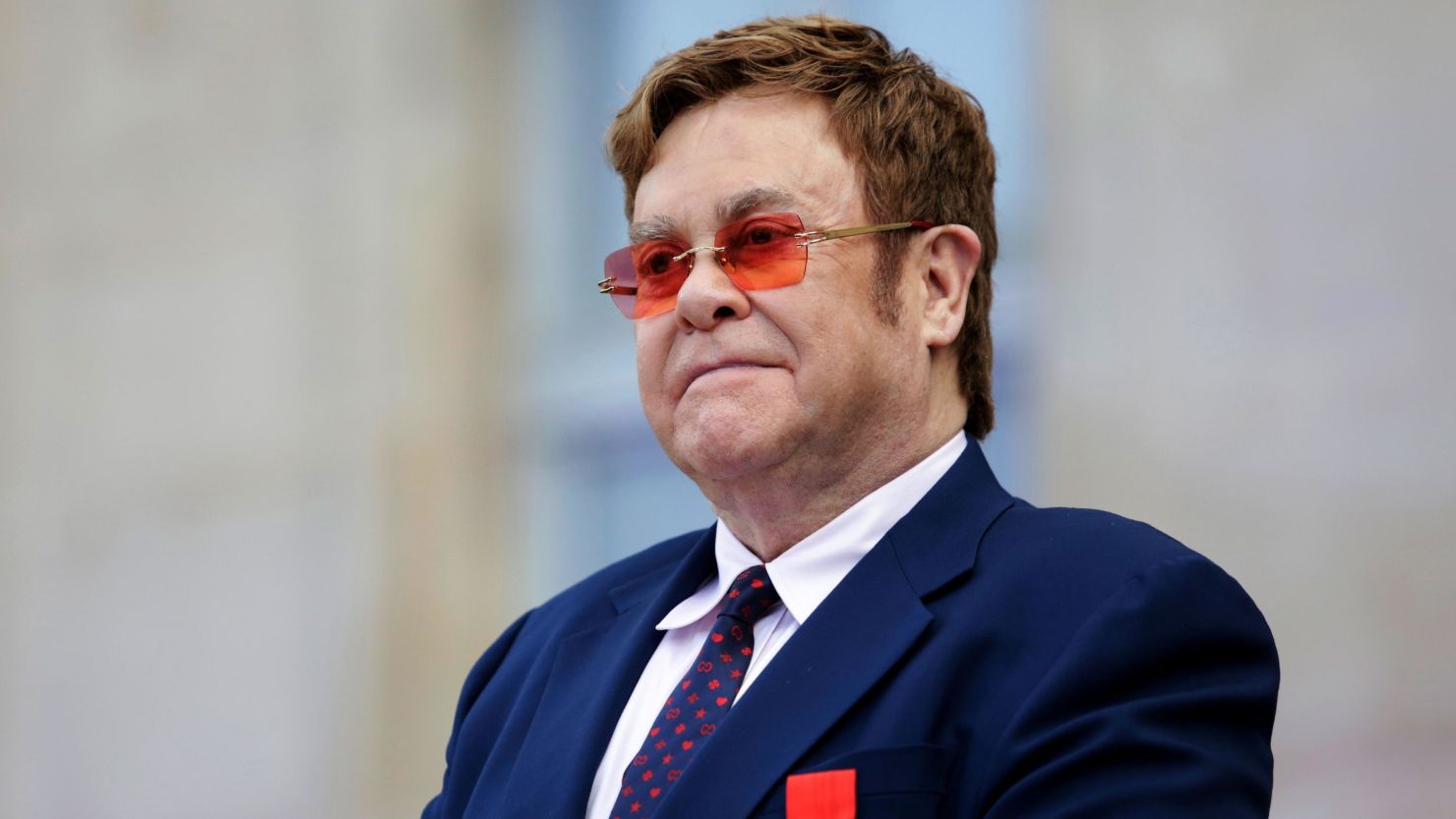 British singer-songwriter Elton John, pictured in June, has been awarded the Companion of Honour for services to music and charity.