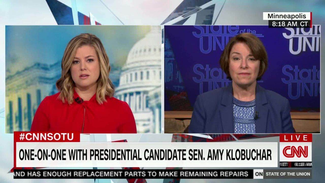 Klobuchar on NK: not as easy as bringing over a ‘hot dish’ | CNN Politics