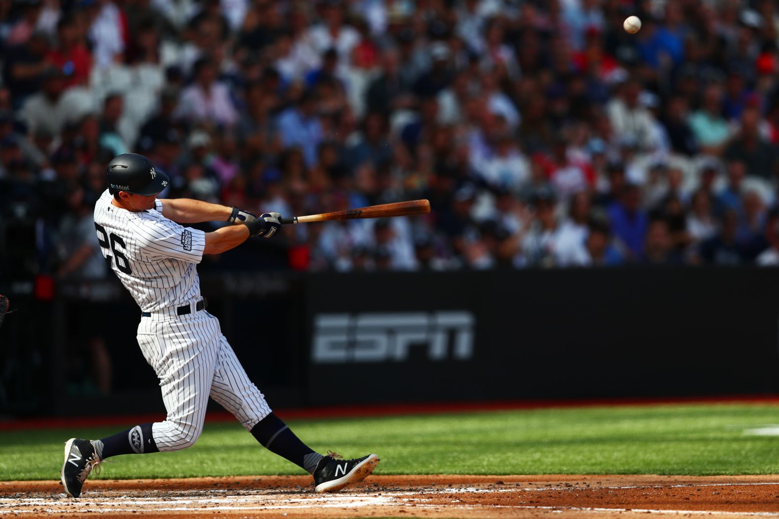 D.J. LeMahieu of the New York Yankees bats June 30.