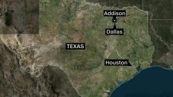 texas map private plane crash