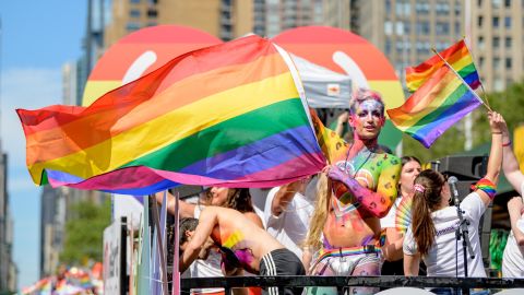 Frankie Grande attends the WorldPride celebration.