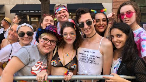 Stephen Carella's shirt honored LGBTQ activists.