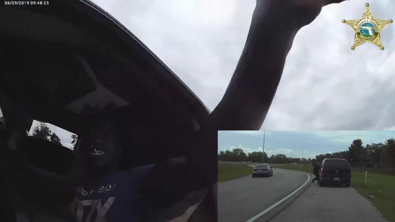 Deadly Shootout With Florida Deputies Captured On Dashcam A driver caught on video dragging a deputy with his car during a