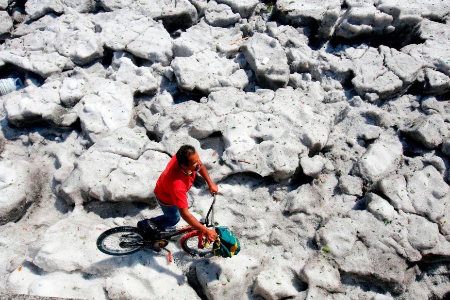 The city is nearly 5,000 feet above sea level and usually maintains a temperate climate, CNN Meteorologist Michael Guy said. The summer months are often rainy, and severe weather isn't unheard of because of the city's elevation.