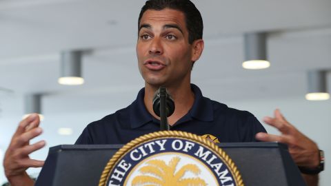 Miami Mayor Francis Suarez championed a plan to tackle the impact of the climate crisis.