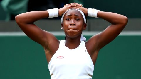 Cori "Coco" Gauff beat her idol Venus Williams on her Wimbledon debut.