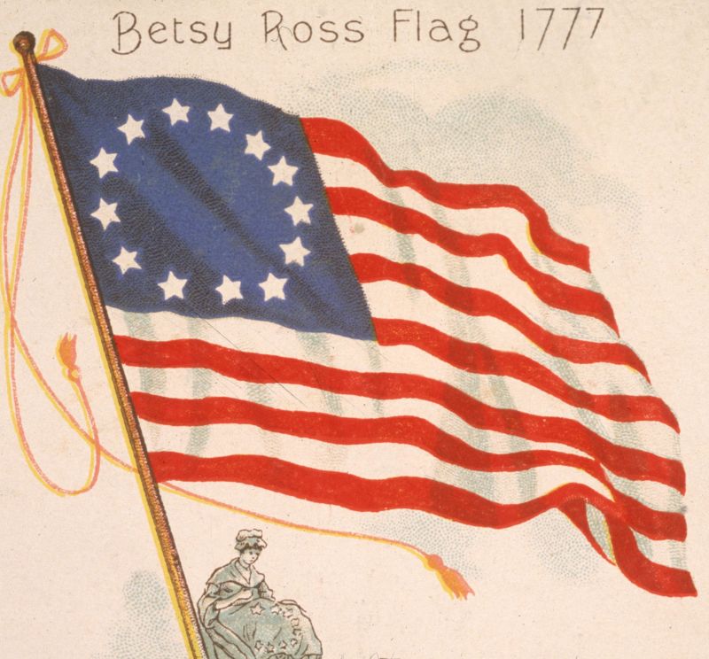 Betsy ross flag and on sale racism