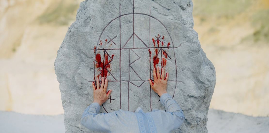 "Midsommar's" writer-director learned the runic alphabet during his research, and collaborated in devising a new alphabet called "affekt" used in the film.